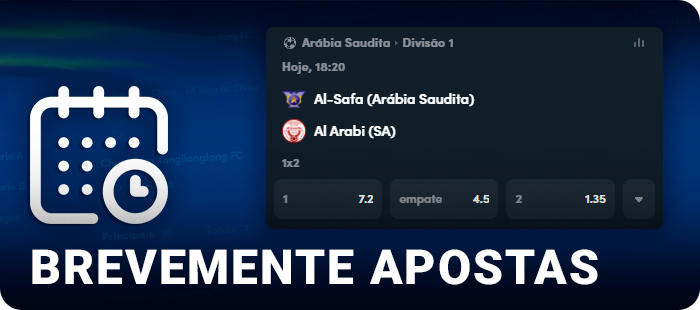 Faça suas apostas em partidas futuras no Betano